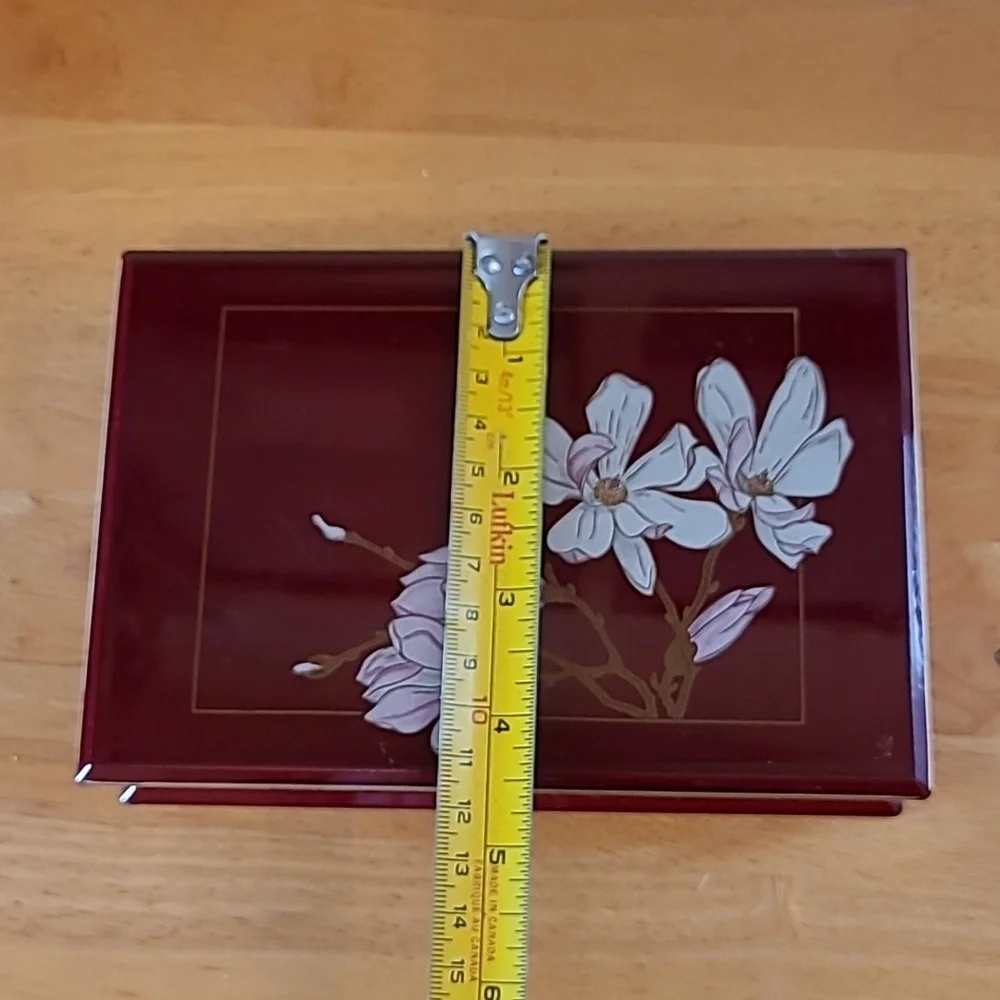 OTAGIRI Vintage 'Magnolia' Decorative Notepad Holder Box - Picture 14 of 16